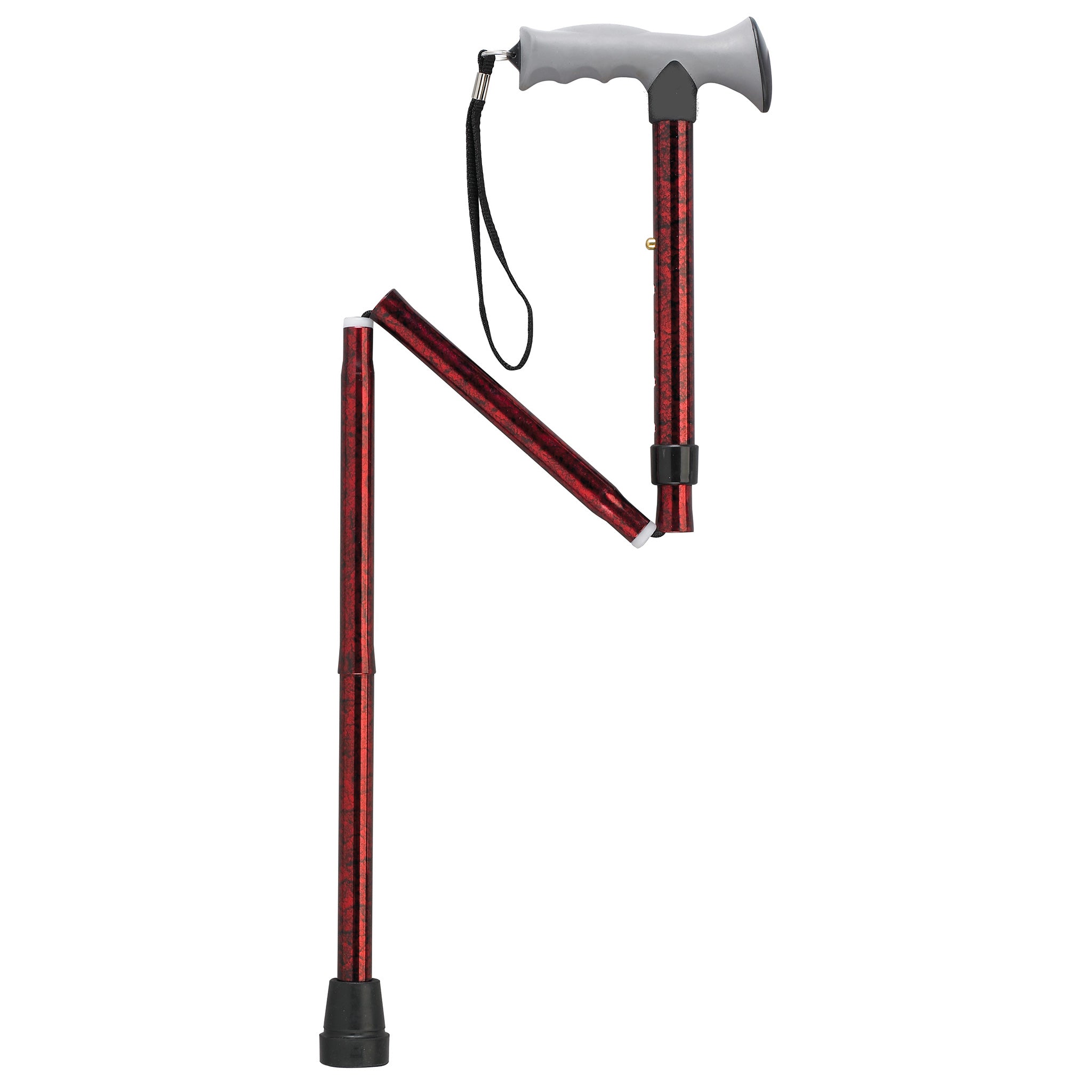 Canne de marche pliable compacte de voyage